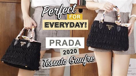 1ba173 prada|NEW!! 2020 PRADA TESSUTO GAUFRE SATCHEL TOTE BAG!.